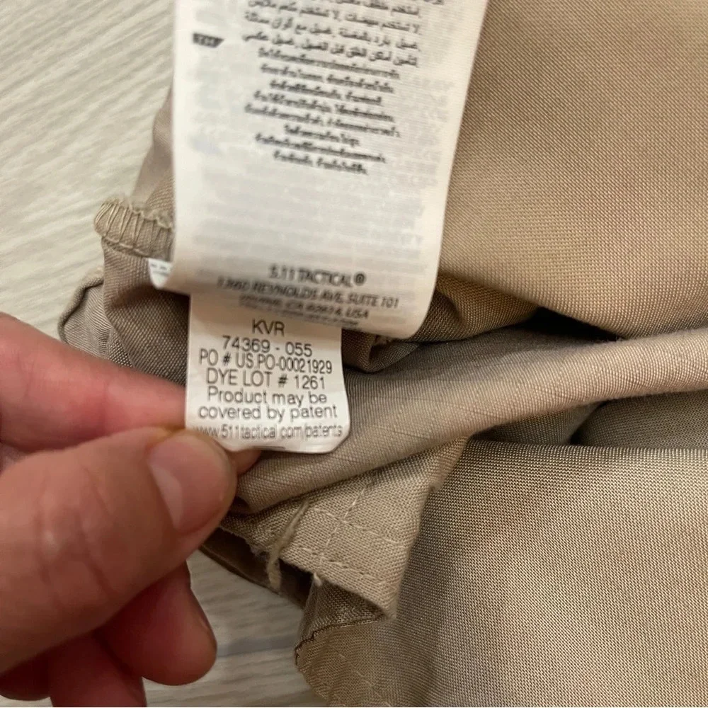 5.11 Tactical Stryke Khaki Uniform Utility Cargo Pants Men’s size 40”Wx32”L